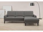 Ecksofa HOME AFFAIRE, grau (anthrazit), B:244cm H:86cm T:164cm, 100% Polyester, Sofas, Ecksofa, inkl. saugroboterfreundliche Höhe & schmale Armlehnen