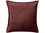 Kissenbezüge ESTELLA "Tokio", vino, B:50cm L:50cm, Polyester, Obermaterial: 99% Polyester, 1% Elasthan, Kissenbezüge