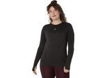 Laufshirt ASICS "ROAD SEAMLESS LS TOP", Damen, Gr. M, performance schwarz, graphite grau, Obermaterial: 65% Polyamid, 35% Polyester, Shirts Laufshirt