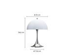 Louis Poulsen Akkulampe Panthella PORTABLE 250 chrom/blau
