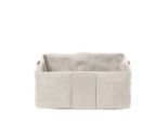 Blomus Brotkorb Desa, Beige, Metall, Textil, quadratisch, 26x10x26 cm, Küchenzubehör, Brotkästen & -Körbe