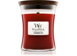 Woodwick Cinnamon Chai geurkaars met een houten lont 275 g