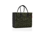Reisenthel Einkaufstasche Daily shopper teddy leo olive, Dunkelgrün, Textil, 14 L, 42x35x17 cm, großes Hauptfach, Freizeit, Koffer & Taschen, Einkaufstaschen