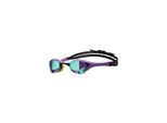 Schwimmbrille ARENA "Cobra Ultra Swipe Mirror", lila (lila, schwarz), Sportbrillen, Kinder, Schwimmbrille