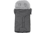 Jimmylee Fellsack , Grau , Textil , 49x100 cm , Textiles Vertrauen - Oeko-Tex® , Baby on Tour, Kinderwagen, Kinderwagenzubehör, Kinderwagen-Fußsäcke & Babyschalen-Fellsäcke