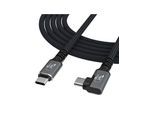 Wozinsky WPS2-UY41S USB-C Thunderbolt 4 240W 2m Angle Cable - Black