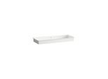 Laufen METAPHOR Einbauwaschtisch H513ME90001091 1004x379x111 mm, ohne Armaturenbank, ohne Hahnloch, mit Überlauf, weiß