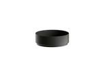 Laufen UNISONO Waschtisch-Schale H512UO27161121 325x325x106 mm, ohne Armaturenbank, ohne Hahnloch, ohne Überlauf, schwarz matt