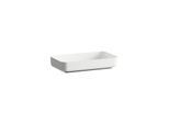 Laufen STREAM Waschtisch-Schale H512SR67571121 599x349x118 mm, ohne Armaturenbank, ohne Hahnloch, ohne Überlauf, Weiß matt