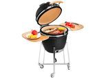 Keramikgrill BUSCHBECK "Kamado", schwarz, B:130cm H:121cm T:72cm, Grills, BxTxH: 130x72x121 cm