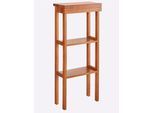 Badregal HEINE HOME, beige (natur), B:30cm H:68cm T:15cm, Regale, Badregal