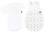 Babyschlafsack TRÄUMELAND "Set Kaktusliebe", Baby, Gr. 50/56, umlaufender Reißverschluss, bunt, Obermaterial: 100% Baumwolle, Schlafsäcke