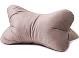 Nackenkissen GÖZZE "Lesekissen California", taupe, B:40cm H:19cm L:25cm, Polyester, Funktionskissen