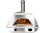 Gasgrill BUSCHBECK "Pizzaofen X1 inkl. Bluetooth-Thermometer", grau (edelstahl), B:48cm H:74cm T:52cm, Grills, BxTxH: 48x52x74 cm