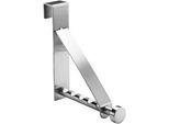 Garderobenhalter HEINE HOME, grau (edelstahl), T:15,5cm, Edelstahl, Metall, Garderobenhalter