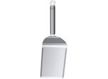 Grillspachtel RÖSLE "Plancha, 25431", silber (silberfarben), B:13cm H:8,2cm, Edelstahl 18/10, Küchenpaletten, mit abgerundeten Ecken zum Wenden von Grillgut, Edelstahl 18/10