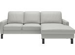 Ecksofa HOME AFFAIRE "Lecce, L-Form, Federkernpolsterung, Breite 224 cm", grau, B:224cm H:86cm T:164cm, 100% Polyester, Sofas, Ecksofa, inkl. saugroboterfreundliche Höhe & schmale Armlehnen