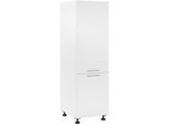 Mehrzweckschrank LAUNDREEZY "Laundreezy, Kühlumbauschrank BxHxT 60x200x68 cm", weiß (weiß matt), B:60cm H:200cm T:68cm, Holzwerkstoff, Schränke, Mehrzweckschrank, Breite 60cm, Tür L/R montierbar, Softclose-Funktion