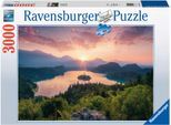 Puzzle RAVENSBURGER "Bleder See, Slowenien", bunt, Puzzles, KinderB:121cm H:80cm, Pappe, Made in Germany, B:121cm H:80cm