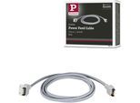 PAULMANN Schienensystem-Einspeiser "Linion Einspeisekabel 1,75m", grau, B:2,3cm H:175cm L:0,18cm T:1cm, Stromschienensysteme