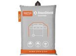 Grill-Schutzhülle SIENA GARDEN "AquaShield", grau, B:61cm H:110cm L:148cm, Polyester, Planen