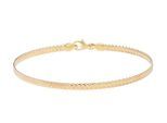 Goldarmband VIVANCE "timeless & chic", gelb (gelbgold 375), Armbänder, Damen, Gelbgold 375, Goldarmband