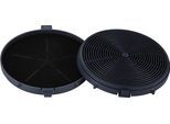 HANSEATIC Aktivkohlefilter "CF150", schwarz, Ø:12cm, Filterkartuschen