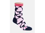 Langsocken LIEBLINGSSTÜCK "Lovely Socks "MarilyEP" aus Baumwollmix", Damen, Gr. 35-38, 490, navy, Baumwolle, Elasthan, Polyamid, Polyester, metallisierte Fasern, normal, Socken, mit Baumwoll-Anteil