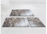 Badematte GRUND Gr. 1, grau (taupe), rechteckig (50cm x 60cm ), 1 Stk., Badematten, Badematte