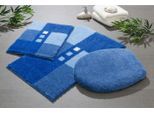 Badematte GRUND Gr. 3, blau, rechteckig (60cm x 90cm ), 1 Stk., Badematten, Badematte