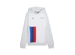 Sweatjacke PUMA "BMW M MOTORSPORT PUMATECH-X Hoodie Herren", Herren, Gr. M, silber mist gray, Obermaterial: 67% Baumwolle, 33% Polyester. Kapuzenfutter: 33% Polyester, 67% Baumwolle. Rippe: 97% Baumwolle, 3% Elasthan, Sweatjacken Sweatjacke