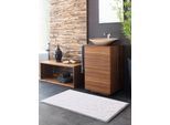 Badematte GRUND Gr. 2, beige (natur), rechteckig (50cm x 80cm ), 1 Stk., Badematten, Badematte