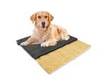 Rohrschneider mümmi Hundematte Hanf, abnehmbarer Cordbezug dunkelgrau 1 m, 2 cm, 68 cm