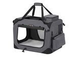 FEANDREA S-XXXL Transportbox Oxford-Gewebe grau M