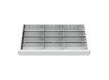 STIER Schubladeneinteilung Metalleinteilung BLH 100/125 mm Innenmaß 800x450 mm 12 Fächer 6 x TW 275 (903930)
