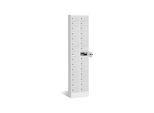 C+P Kleingefachschrank Intro mit 30 Fächern, H1950xB460xT200mm Front Lichtgrau Korpus Lichtgrau ; C + P Möbelsysteme (80700-201|S10014)