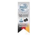 Pavoy Schiebetürenschrank, 1950x2000x600 mm, 8 Böden verzinkt, RAL 7035/7016 (30302-200-600-735716)