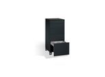 C+P Catering-Caddy Asisto mit Abfallsammler, H1150xB500xT600mm Schwarzgrau ; C + P Möbelsysteme (54780-150|S10014)