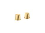 hansgrohe Fertigset Axor Starck Organic 2-L-W-Ran-Arm, m Thermostat, brush. gol opt (12422250)