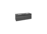 V&B Waschtischunterschrank Collaro 160x54,8x50cm, f 2 WT, LED 12W, glo Gr ; Villeroy & Boch (C123B0FP)