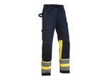 Blakläder Multinorm-Bundhose, marineblau / gelb, Konfektionsgröße 56 (147815148933C56)