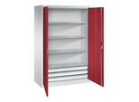 C+P Werkzeugschrank mit Schubladen Acurado, 1950x1200x600mm, 7035/3003 ; C + P Möbelsysteme (8932-503|S10464)