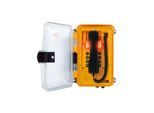 FHF Funke+Huster Telefon wetterfest, gelb InduTel-LED, 11264506)