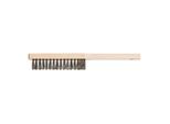 PFERD TOOLS Handbürste für Feinmechaniker HBFM 4reihig Edelstahl-Draht-Ø0,15 mm (43674003)