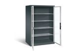 C+P Werkzeugschrank Acurado, H1950xB1200xT800mm, Front Lichtgrau, Korpus Anthrazitgrau (8934-055) ; C + P Möbelsysteme (8934-055|S10147)