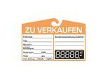 Eichner Verkaufsschild zur Befestigung am Innenspiegel (9220-00100)