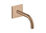hansgrohe Elektronischer Waschtischmischer Axor Uno UP, Ausladung 165mm, brushed red gold (38119310)