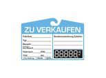 Eichner Spiegelanhänger Preisschild Digital, bla (9220-00102)