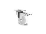 CASCOO Lenkrolle mit Totalfeststeller ø 100 mm Serie N0N0 Gleitlager (TBP25W0100N0N0P0N)