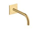 hansgrohe Elektronischer Waschtischmischer Axor Uno UP, Ausladung 225mm, brushed gold optic (38120250)